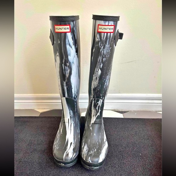 Hunter Shoes - Hunter Tie Dye Tall Boots